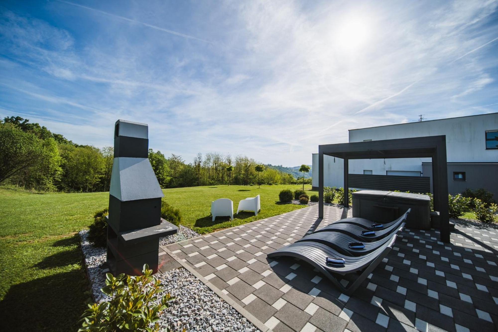 K Relax Place, Varazdinske Toplice, Modern Home With Sauna, Jacuzzi, Wifi Extérieur photo